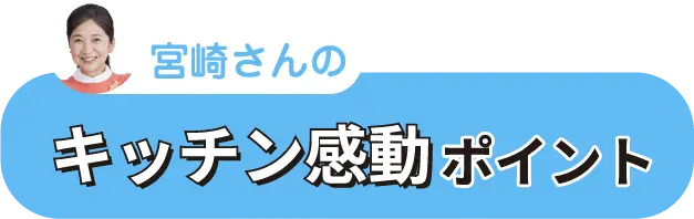 宮崎さんのキッチン感動ポイント