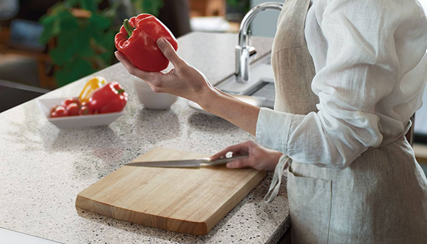 Choose to do less cleaning by choosing the right material