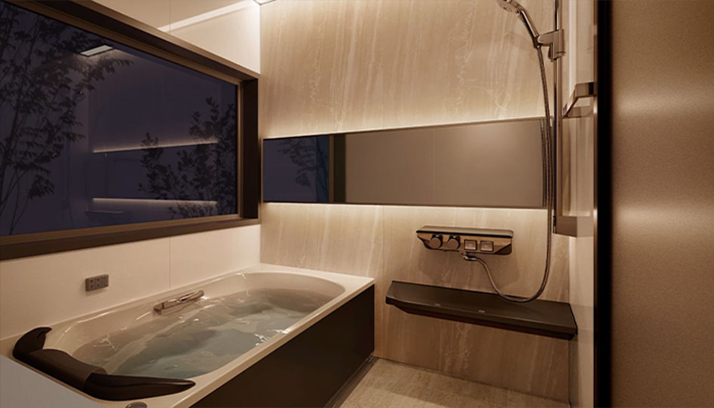 The enamel wall surfaces protect your bathroom from things like humidity and mold