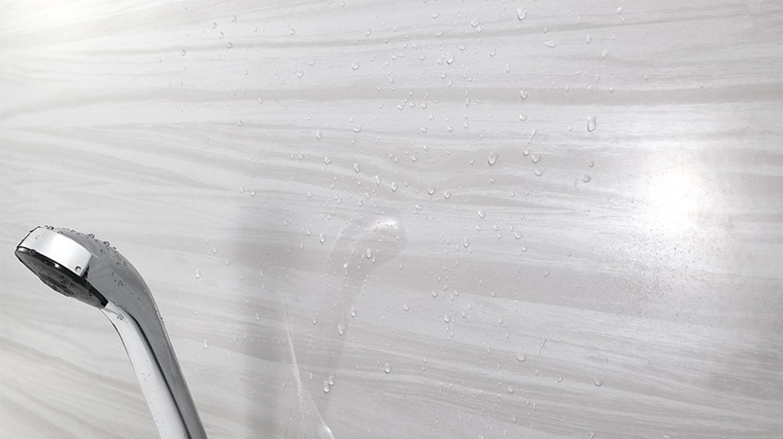 Enamel Clean bathroom panel