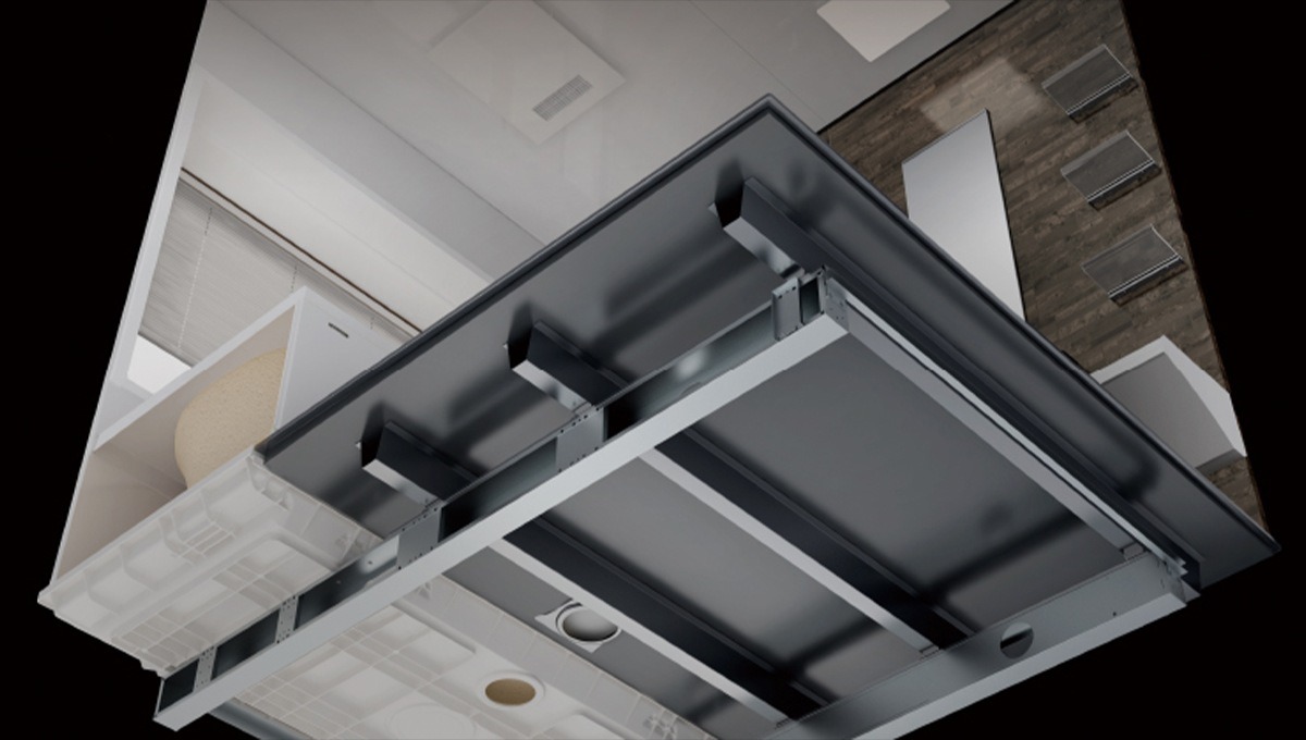 A durable structure able to withstand earthquakes equivalent to seismic intensity of 6+