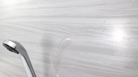 Enamel Clean bathroom panel