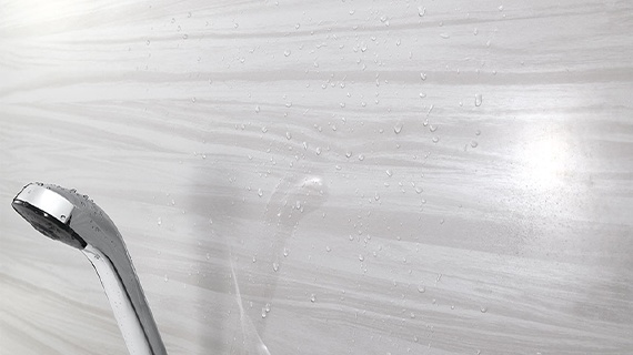 Enamel Clean bathroom panel
