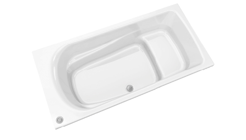 Relaxing lounger bathtub (with bench)