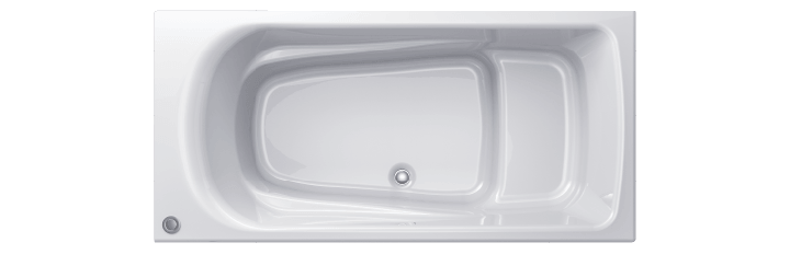 Relaxing lounger bathtub (with bench)