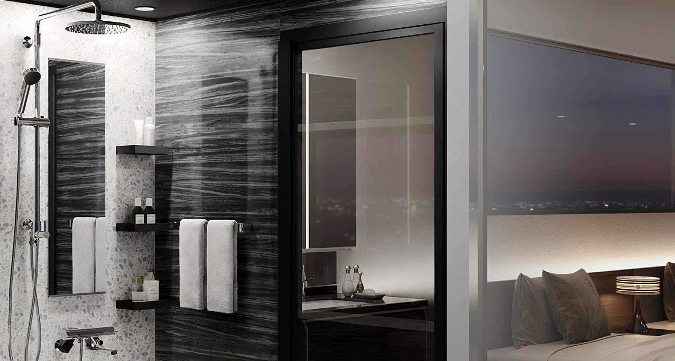 Shower units
