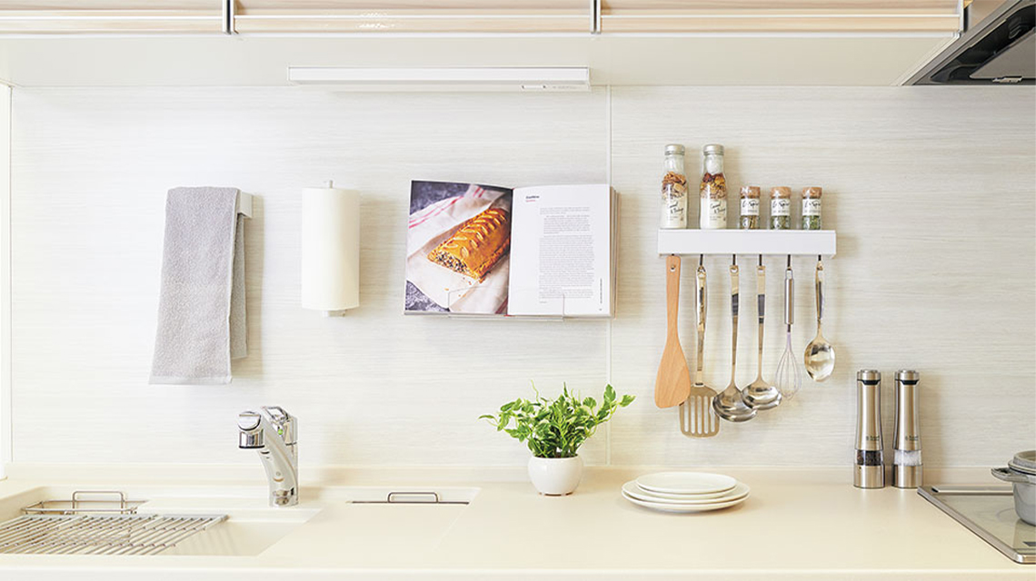 Enamel Clean kitchen panels