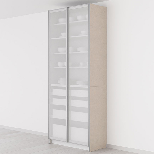 Full glass door type