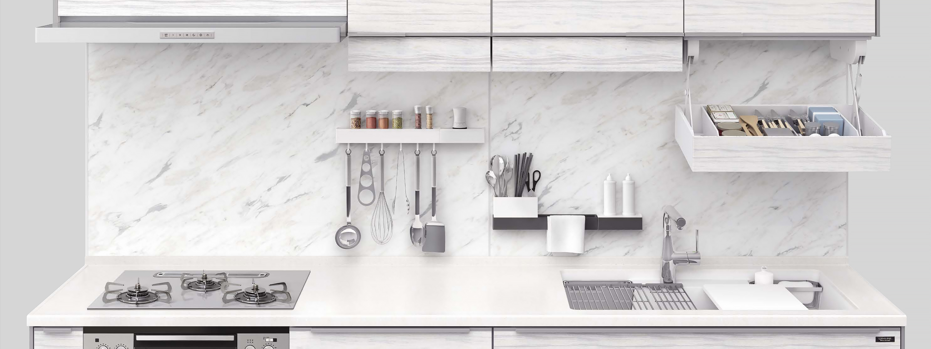 Magnetic anywhere racks (kitchen)