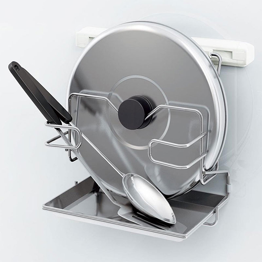 Pot lid holder