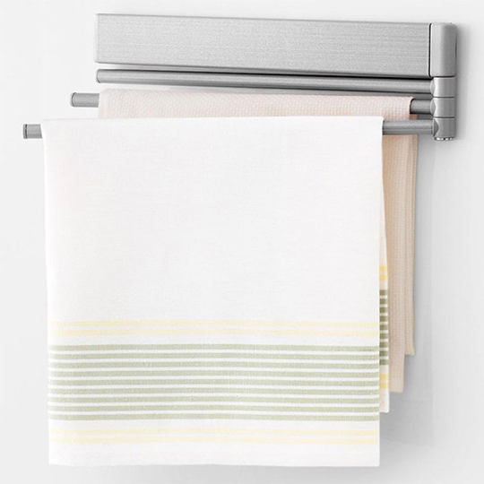 Aluminum dishcloth hanger