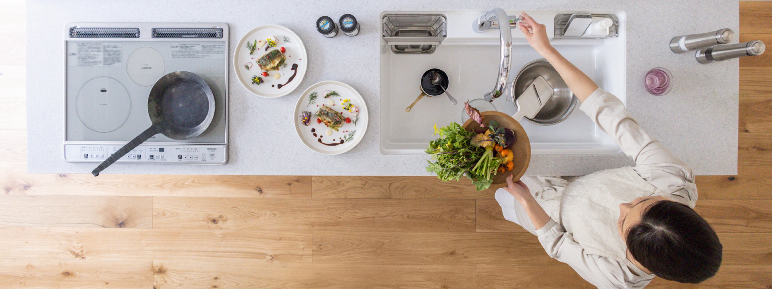 Reduce wasted movement for more efficient cooking