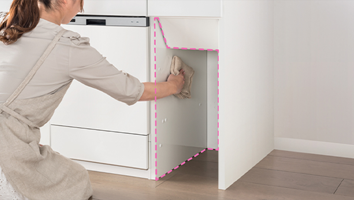 Cleaning is easy with enamel
