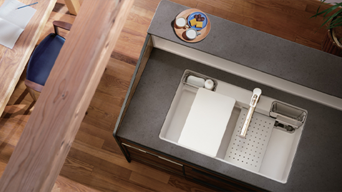 For a kitchen that saves you time with both cooking and cleanup