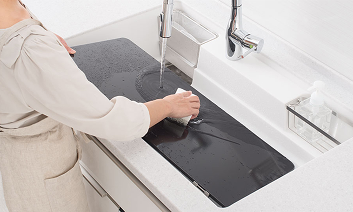 Wash large items in their entirety
