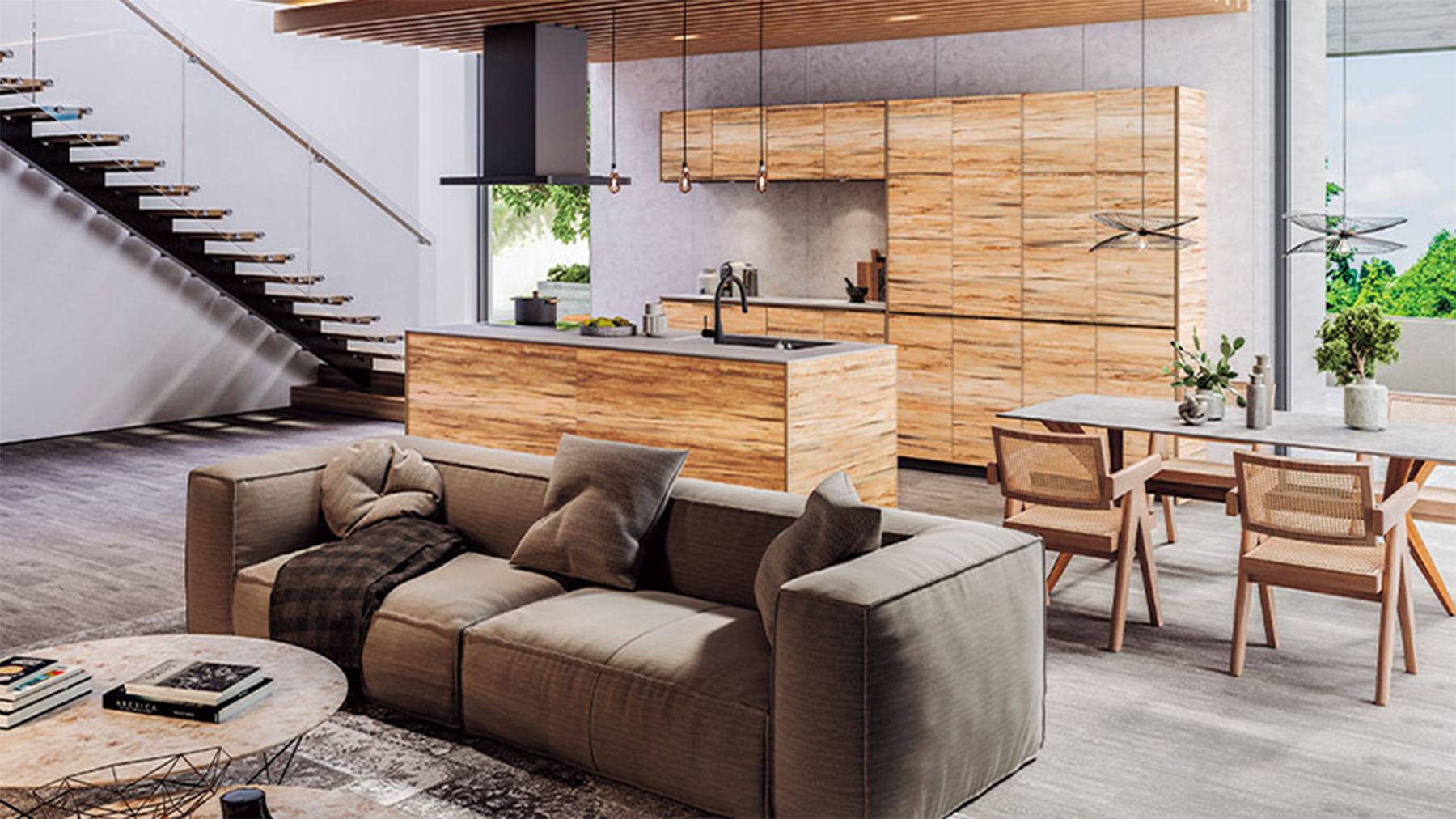 A comfortable space, bathed in soft light