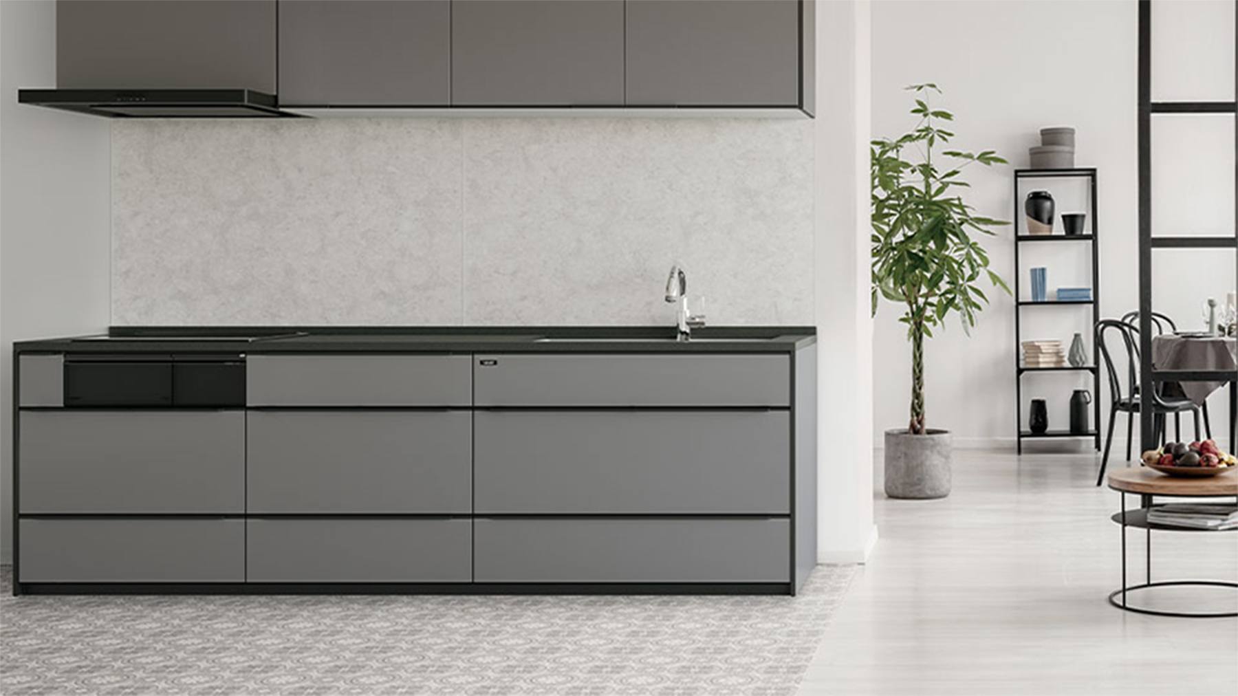 A big city couple agrees on a contemporary interior