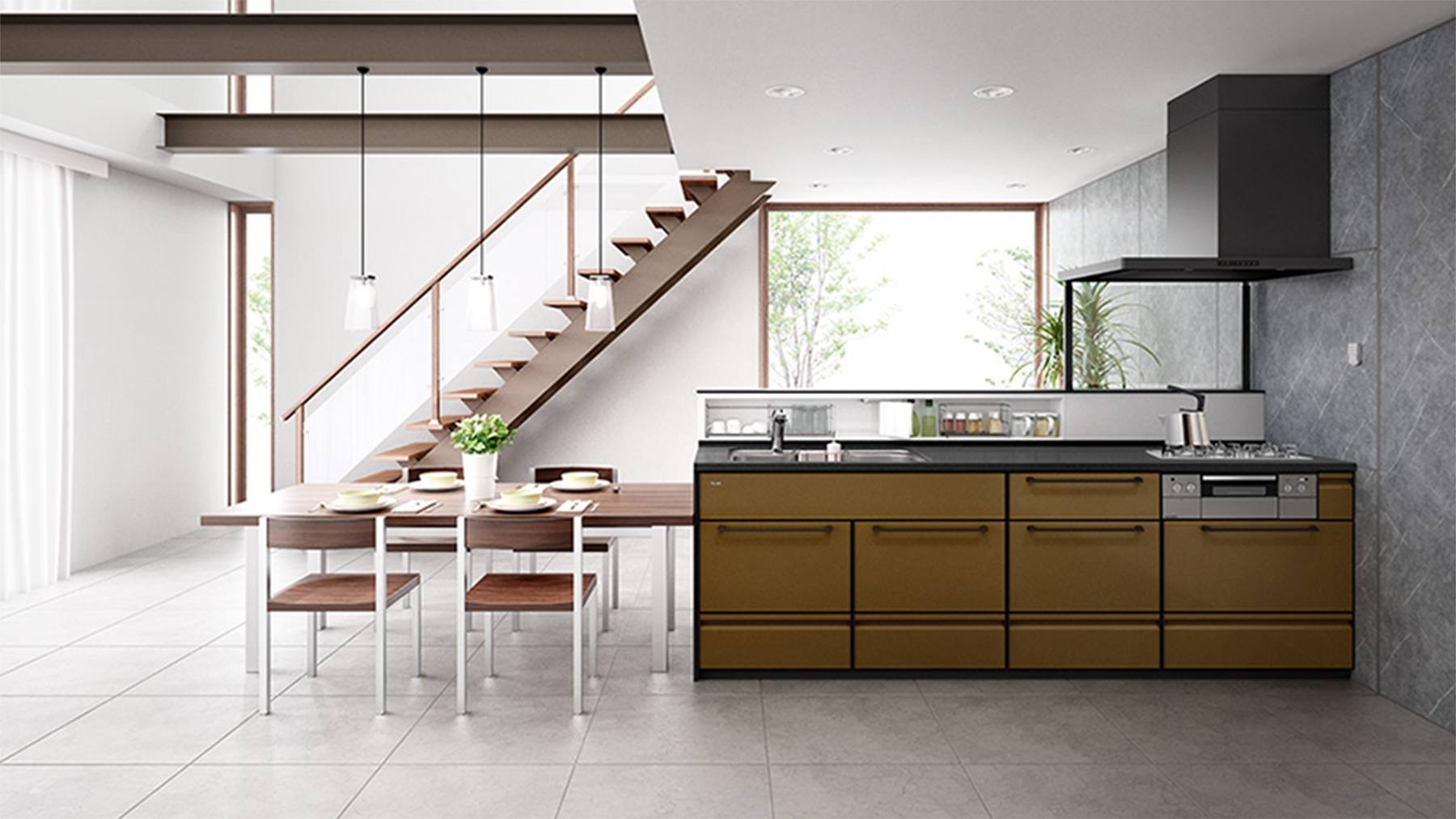 A gathering place for a family of independent adults