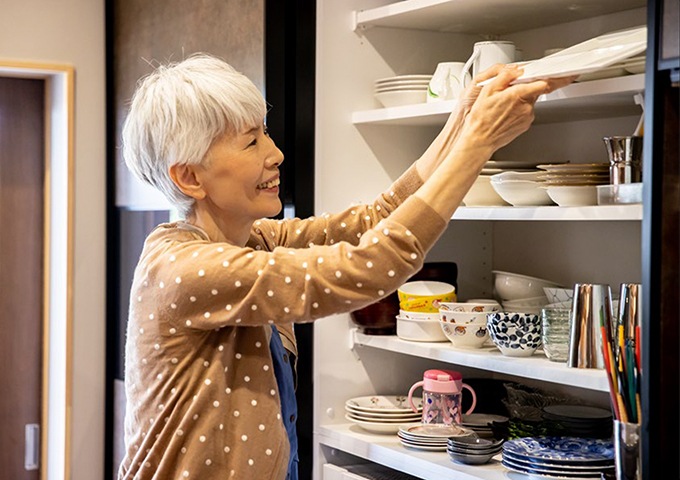 A kitchen with plenty of storage, low maintenance, and beauty that lasts