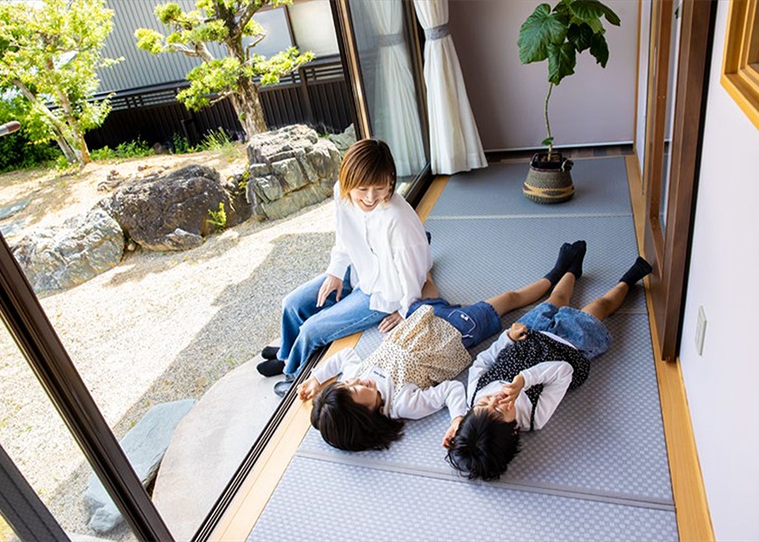 Life in modern Japanese style Relaxation for the whole family
