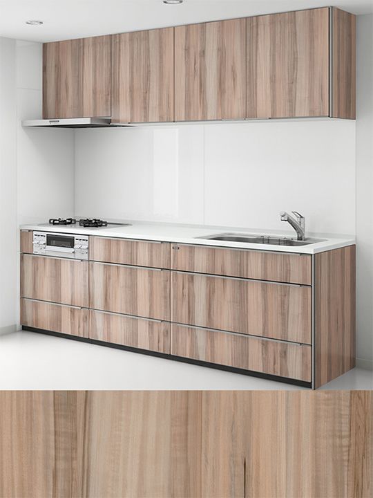 Grayish Marronnier(matte, vertical grain)