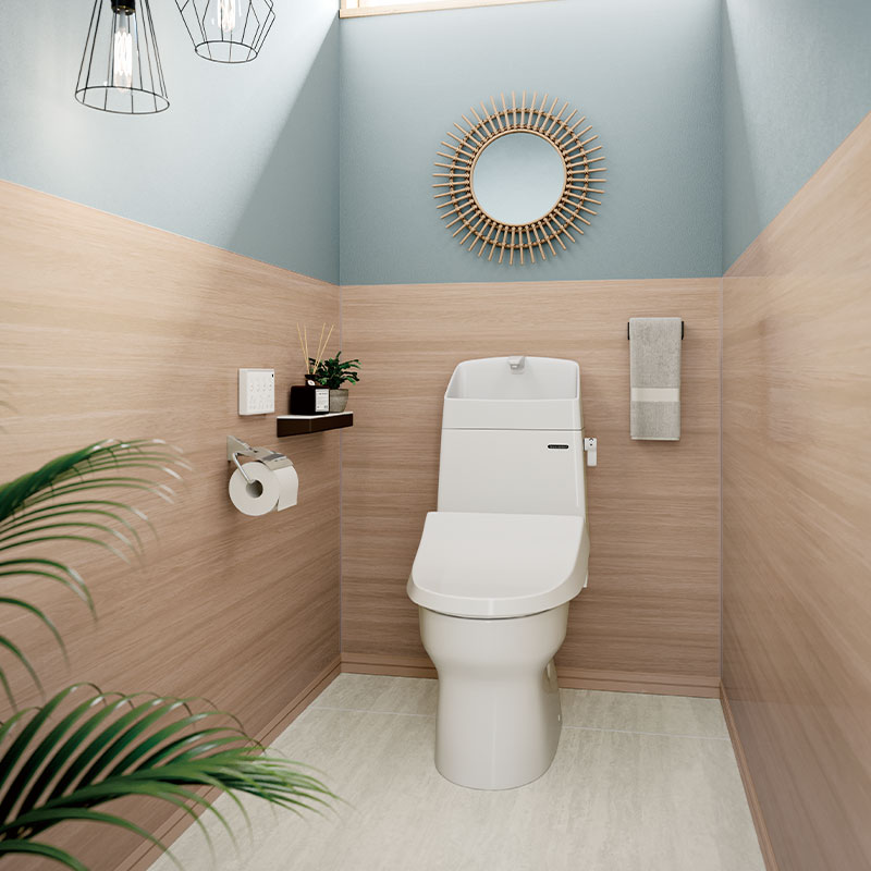 トイレ空間全体を撮影しましょう。