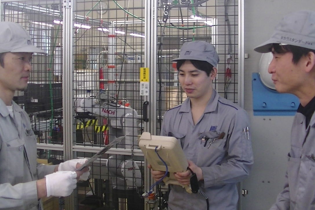 先輩がしっかりサポートしてくれます。