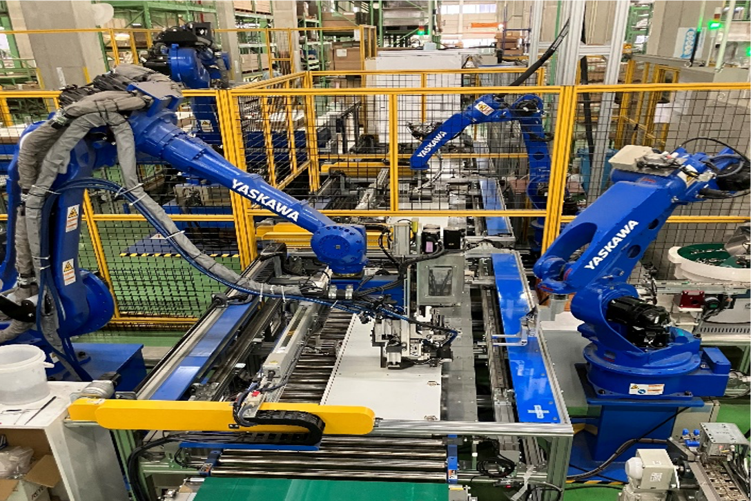 ロボットも次々と導入されてます。