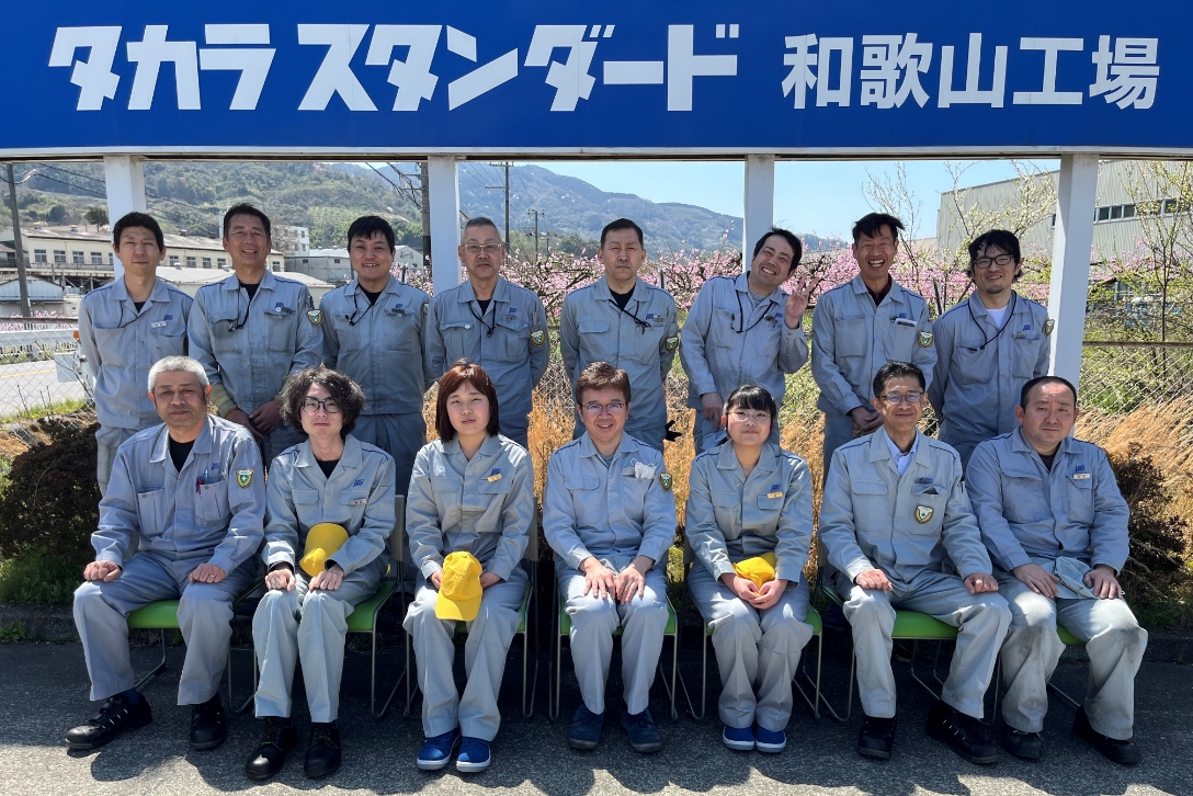 入社記念に集合写真！（2024年度高卒技能職入社者）